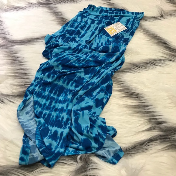 Lularoe blue maxi skirt - Picture 3 of 4